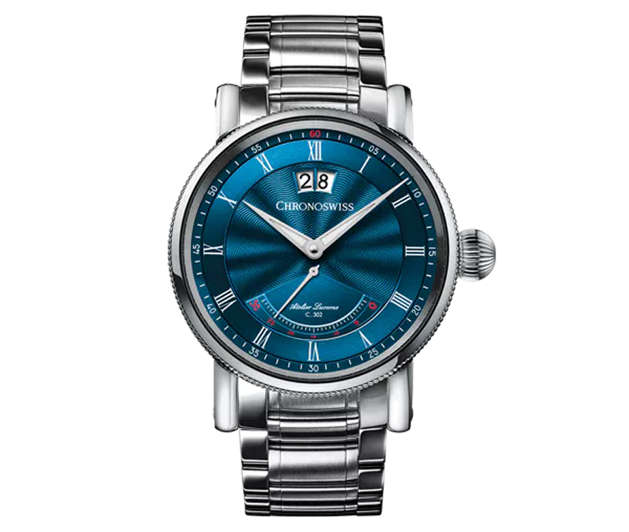 front side of the watch